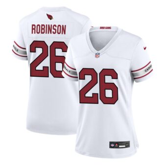 Jammie Robinson Women's Nike White Arizona Cardinals Custom Game Jersey