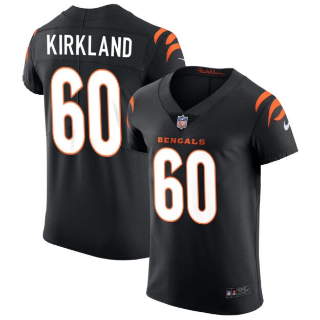 Jaxson Kirkland Men's Nike Black Cincinnati Bengals Vapor Elite Custom Jersey