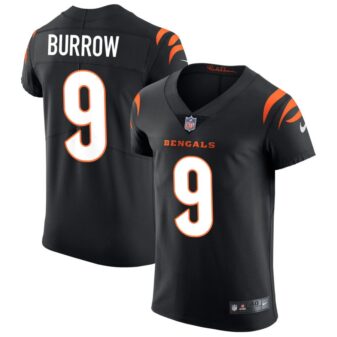 Joe Burrow Men's Nike Black Cincinnati Bengals Vapor Elite Custom Jersey