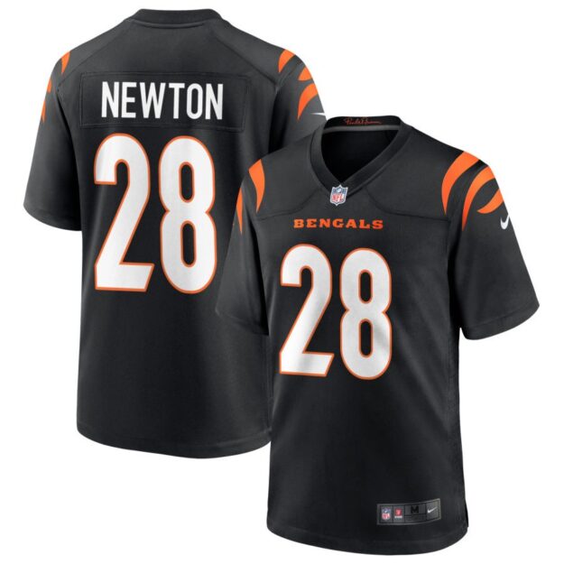 Josh Newton Men's Nike Black Cincinnati Bengals Game Custom Jersey