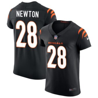 Josh Newton Men's Nike Black Cincinnati Bengals Vapor Elite Custom Jersey