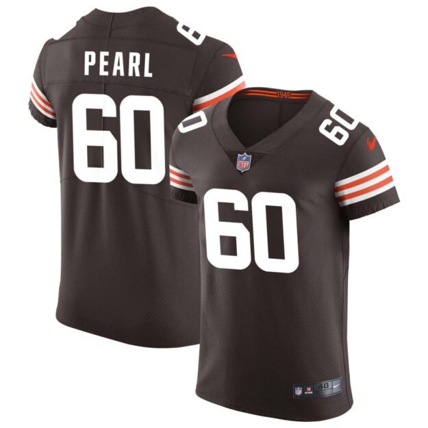 Julian Pearl Men's Nike Brown Cleveland Browns Vapor Elite Custom Jersey