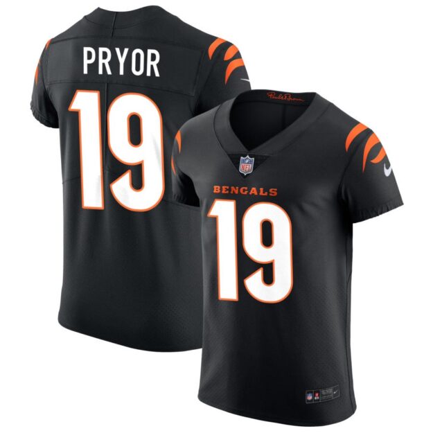 Kendric Pryor Men's Nike Black Cincinnati Bengals Vapor Elite Custom Jersey