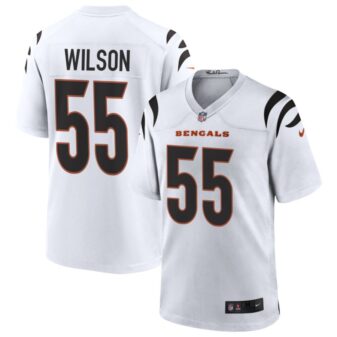 Logan Wilson Men's Nike White Cincinnati Bengals Game Custom Jersey