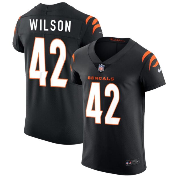 Marco Wilson Men's Nike Black Cincinnati Bengals Vapor Elite Custom Jersey