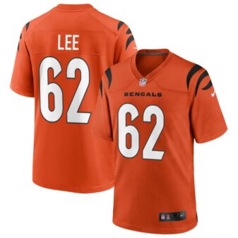 Matt Lee Men's Nike Orange Cincinnati Bengals Alternate Game Custom Jersey