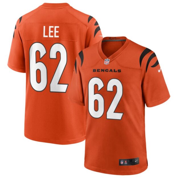 Matt Lee Men's Nike Orange Cincinnati Bengals Alternate Game Custom Jersey