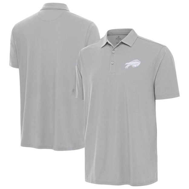 Men's Antigua Gray Buffalo Bills Era Polo