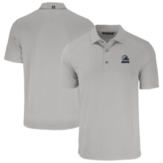 Men's Cutter & Buck Gray Cleveland Browns Forge Eco Stretch Recycled Polo