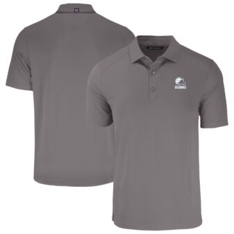 Men's Cutter & Buck Gray Cleveland Browns Forge Eco Stretch Recycled Polo