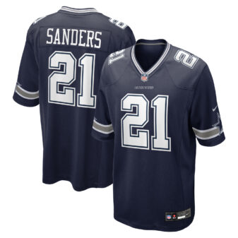 Men's Nike Deion Sanders Navy Dallas Cowboys Team Retired Player Game Jersey