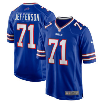 Men's Nike Quinton Jefferson Royal Buffalo Bills Game Jersey