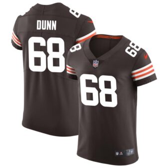 Michael Dunn Men's Nike Brown Cleveland Browns Vapor Elite Custom Jersey