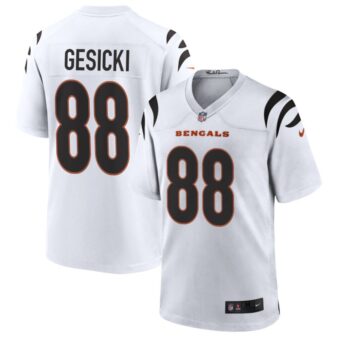 Mike Gesicki Men's Nike White Cincinnati Bengals Game Custom Jersey