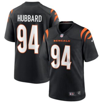 Sam Hubbard Men's Nike Black Cincinnati Bengals Game Custom Jersey