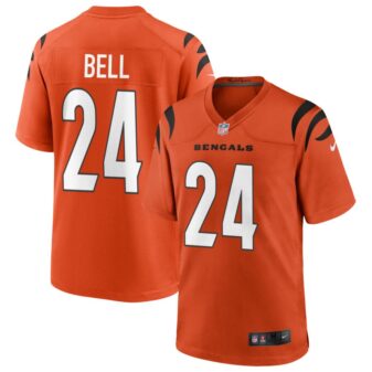 Vonn Bell Men's Nike Orange Cincinnati Bengals Alternate Game Custom Jersey