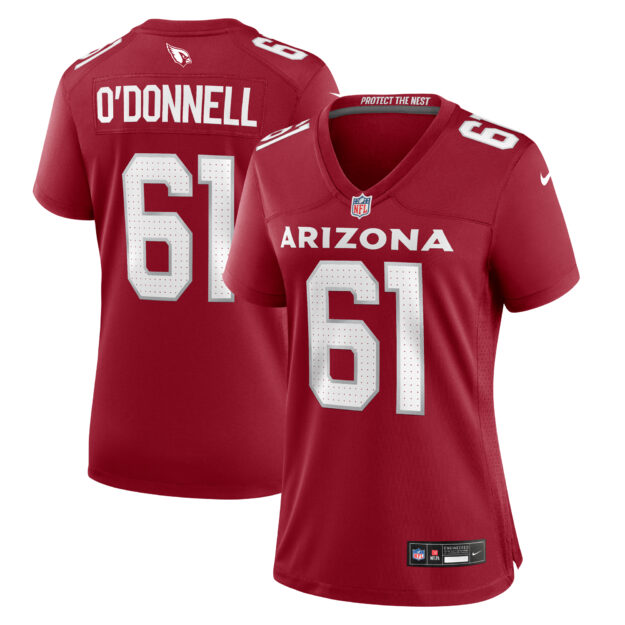 Women's Nike Carter O'Donnell Cardinal Arizona Cardinals Team Game Jersey