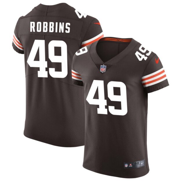 Aidan Robbins Men's Nike Brown Cleveland Browns Vapor Elite Custom Jersey