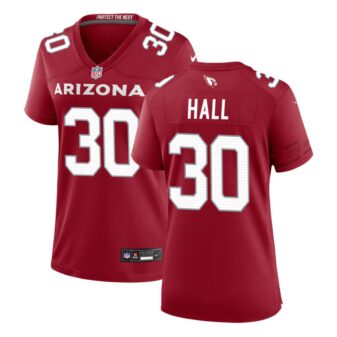 Darren Hall Women's Nike Cardinal Arizona Cardinals Custom Game Jersey