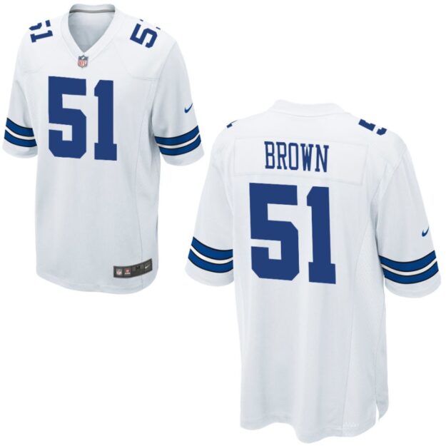 Earnest Brown Nike Dallas Cowboys Custom Youth Game Jersey