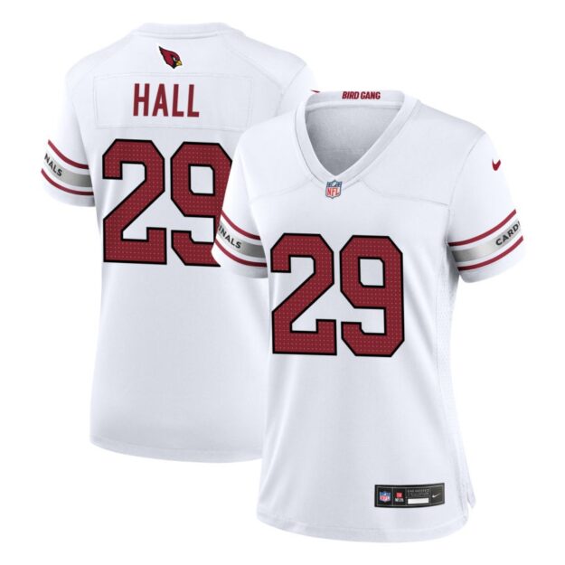 Hassan Hall Women's Nike White Arizona Cardinals Custom Game Jersey