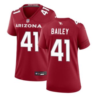 Markus Bailey Women's Nike Cardinal Arizona Cardinals Custom Game Jersey