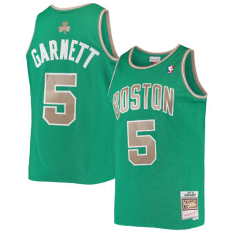 Men's Mitchell & Ness Kevin Garnett Kelly Green Boston Celtics 2001/02 Hardwood Classics Swingman Jersey