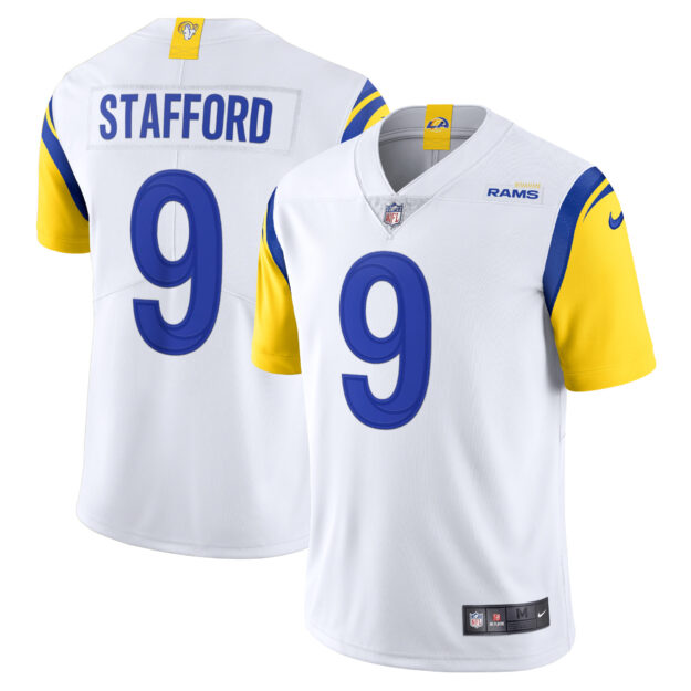 Men's Nike Matthew Stafford White Los Angeles Rams Alternate Vapor Limited Jersey