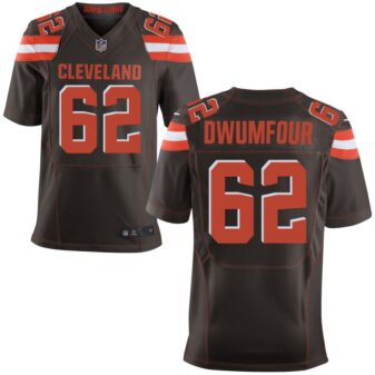 Michael Dwumfour Men's Nike Brown Cleveland Browns Elite Custom Jersey