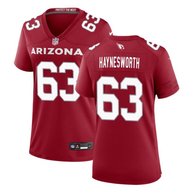 Sincere Haynesworth Women's Nike Cardinal Arizona Cardinals Custom Game Jersey